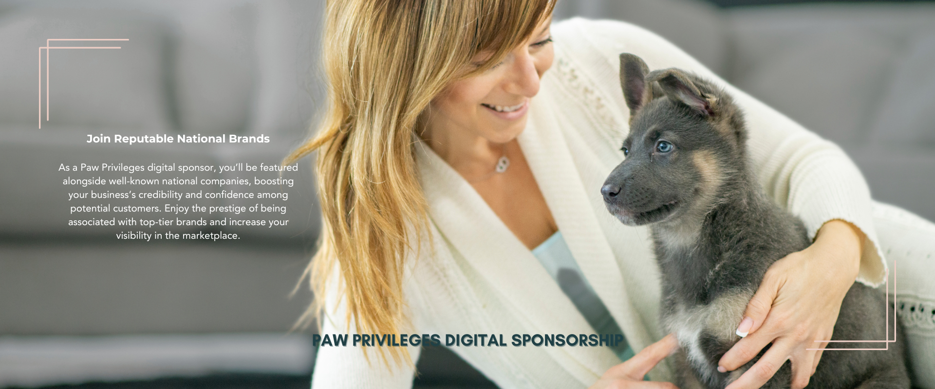 Paw Privileges Digital Sponsorship